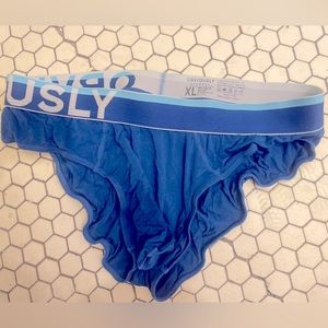 Blue bamboo underwear